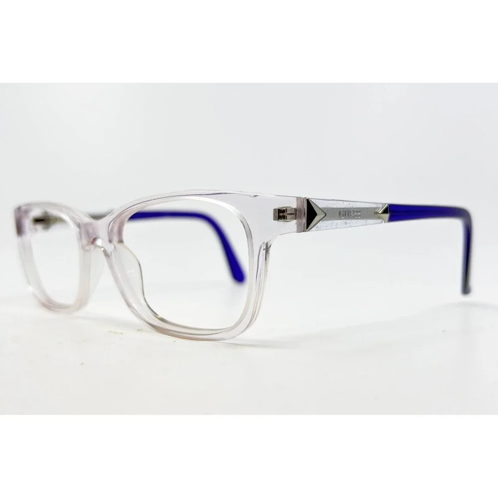 Guess Eyeglass Frames Womens Clear Purple GU2501 078 Rectangular 50-15-135